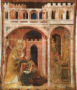 Simone Martini Miracle of Fire oil painting